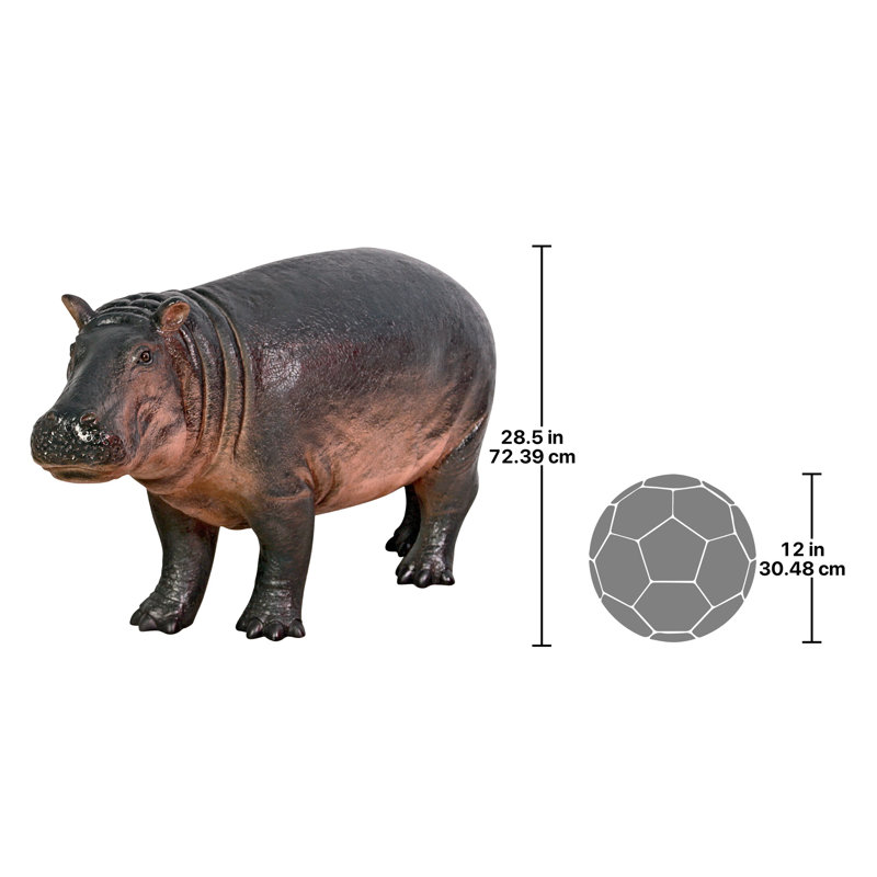 Statue Bobo le bébé hippopotame