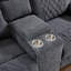 Causeuse inclinable 75,7 po avec console centrale-181464069