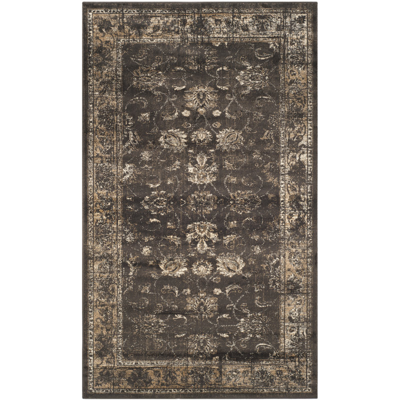 Reading Oriental Viscose Area Rug, Rectangle 99 x 170cm
