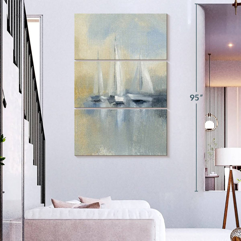 Mehar Morning Sail I, H 65 po x l 42 po