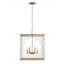  Lustre carré 8 lumières façon bougie-32971100