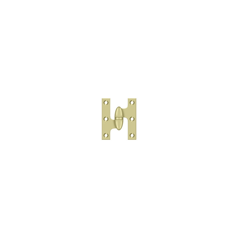 Hinge, Unlacquered Brass, Left Hand
