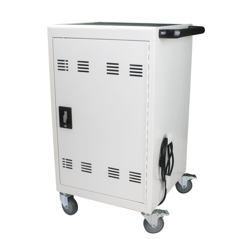 38.3'' H x 20.8'' W 1 Laptop/Tablet Storage Cart with Wheels