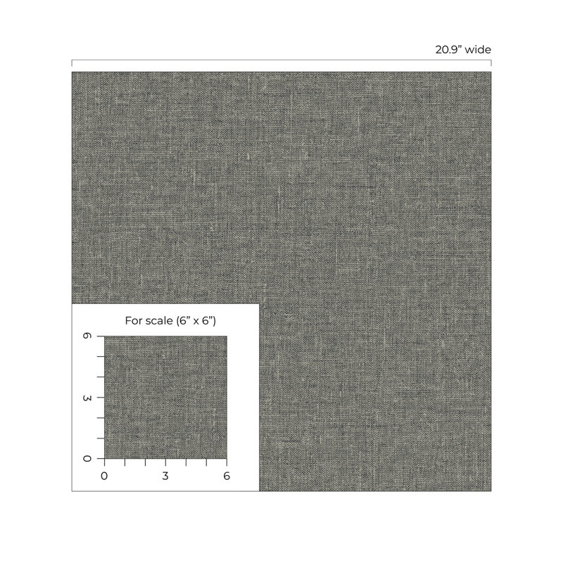 Rouleau de papier peint lisse L 33 pi x l 23,2 po, Sel volcanique