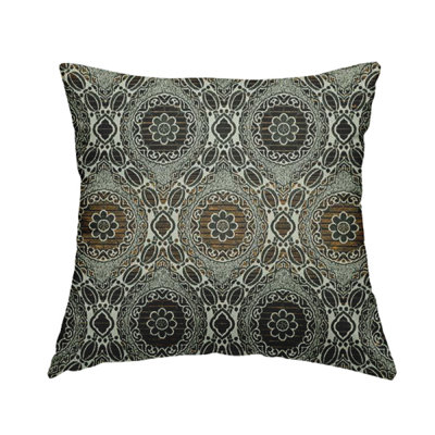Ida Damask Rectangular Throw Cushion