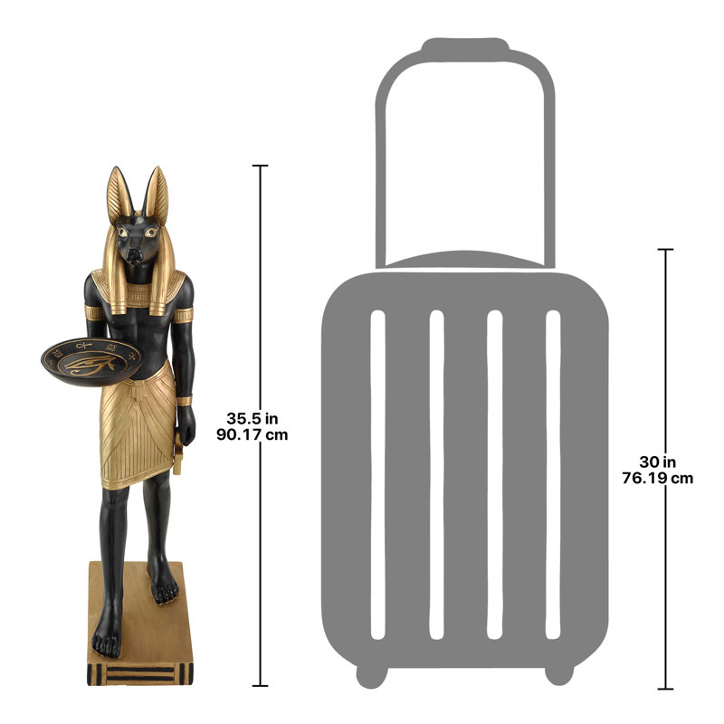 Statue Anubis le majordome égyptien