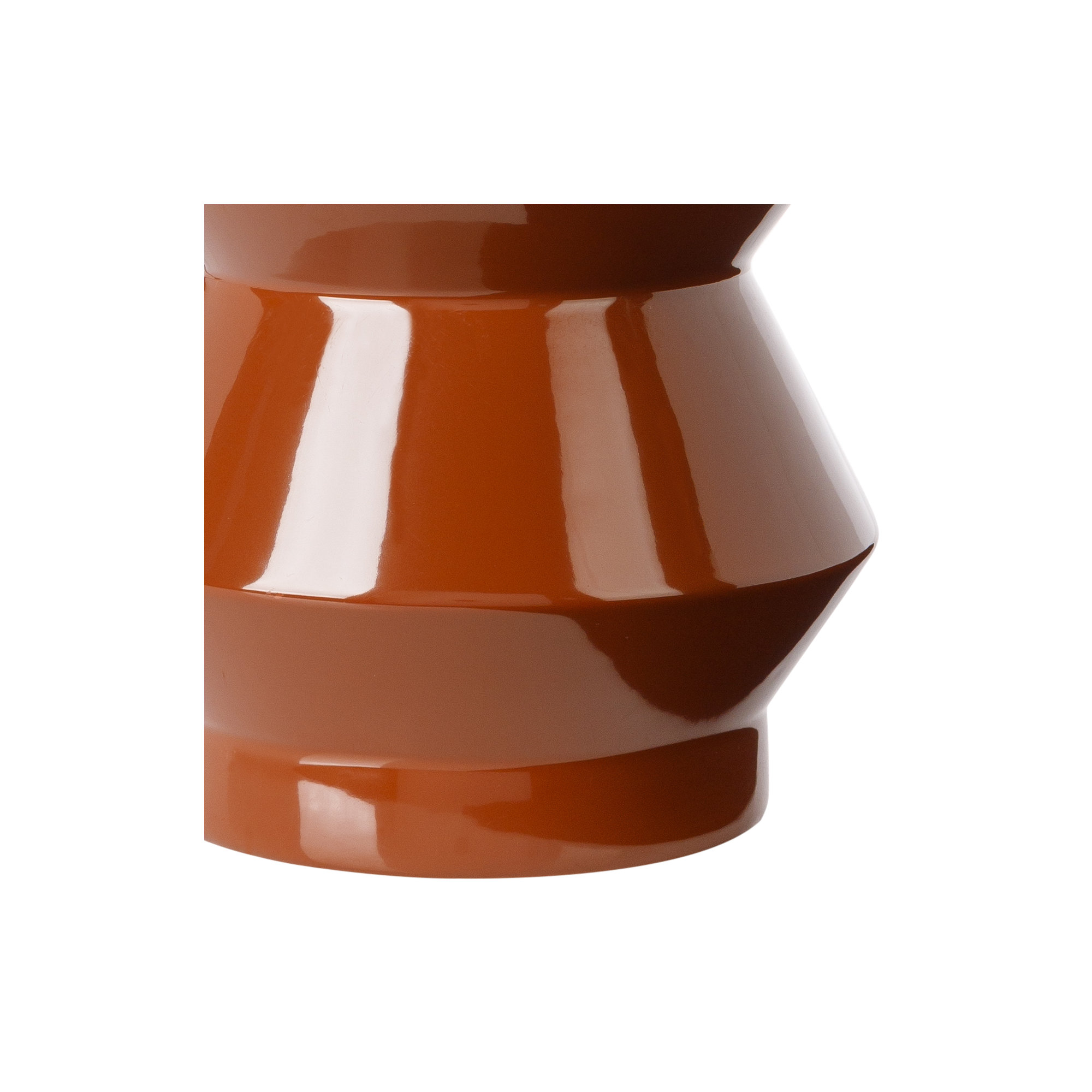 Boyes Ceramic Table Lamp, Rust