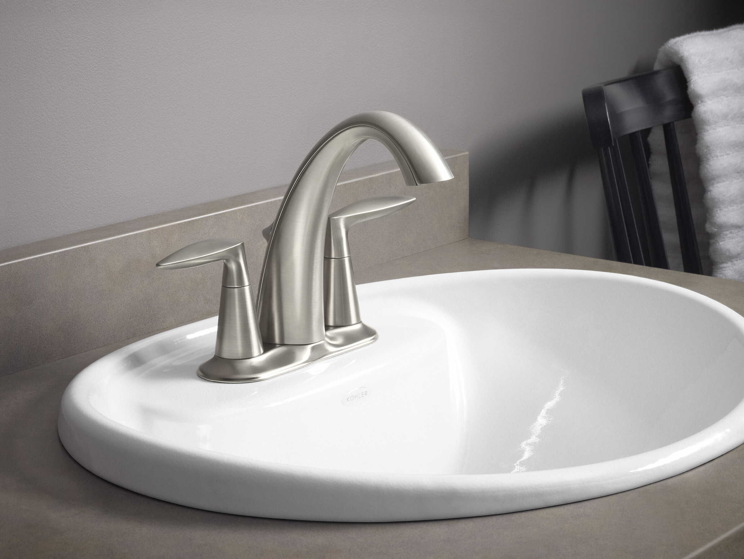 K-45100-4-CP,BN,2BZ Kohler Alteo® Centerset 4" Bathroom Faucet with Pop-Up  Drain Assembly, 2-Handle Bathroom Sink Faucet, 1.2 gpm  Reviews Wayfair