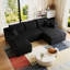 Canapé modulaire rembourré en U avec repose-pieds-130622444-130622448