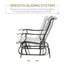 Fauteuil oscillant d'extérieur Outsunny