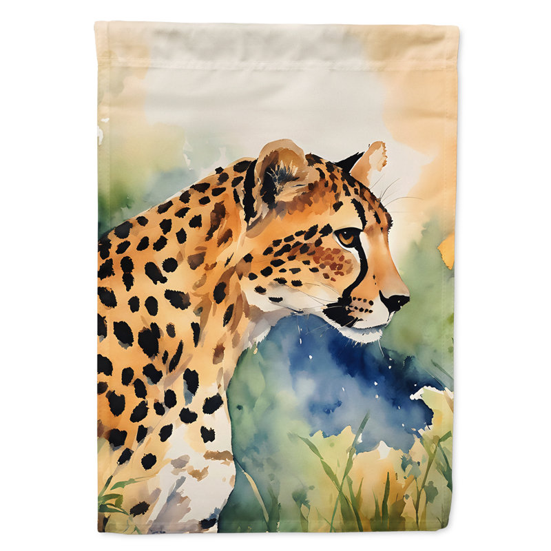 Drapeau de jardin guépard