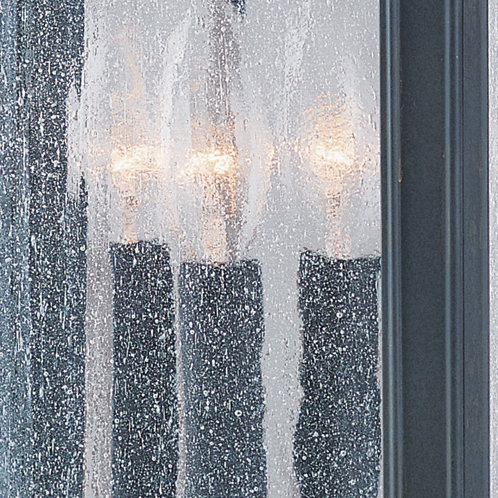 Henry Street 3 - Light LED Outdoor Hanging Lantern, 19" H x 9" W, Clear Glass