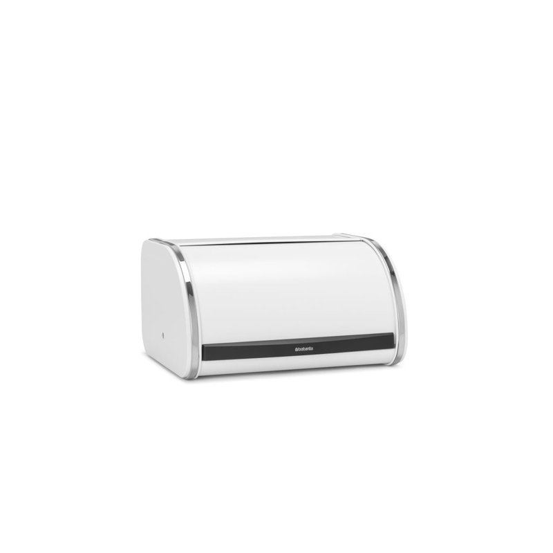 Brabantia Medium Roll Top Bread Box, White