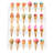 4-Tier 24 Display Holes Acrylic Cone Ice Cream Stand