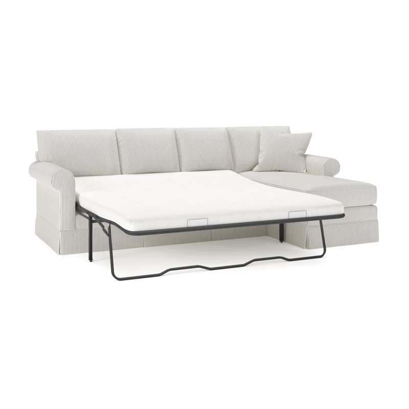 Friedman 2 - Piece Upholstered Sleeper Sectional, Cruise Adrift, Right Hand Facing