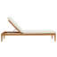 Chaise longue d'extérieur en bois de teck Northlake