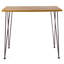 Table de bar d'extérieur rustique - Fabrication en bois et fer avec finition