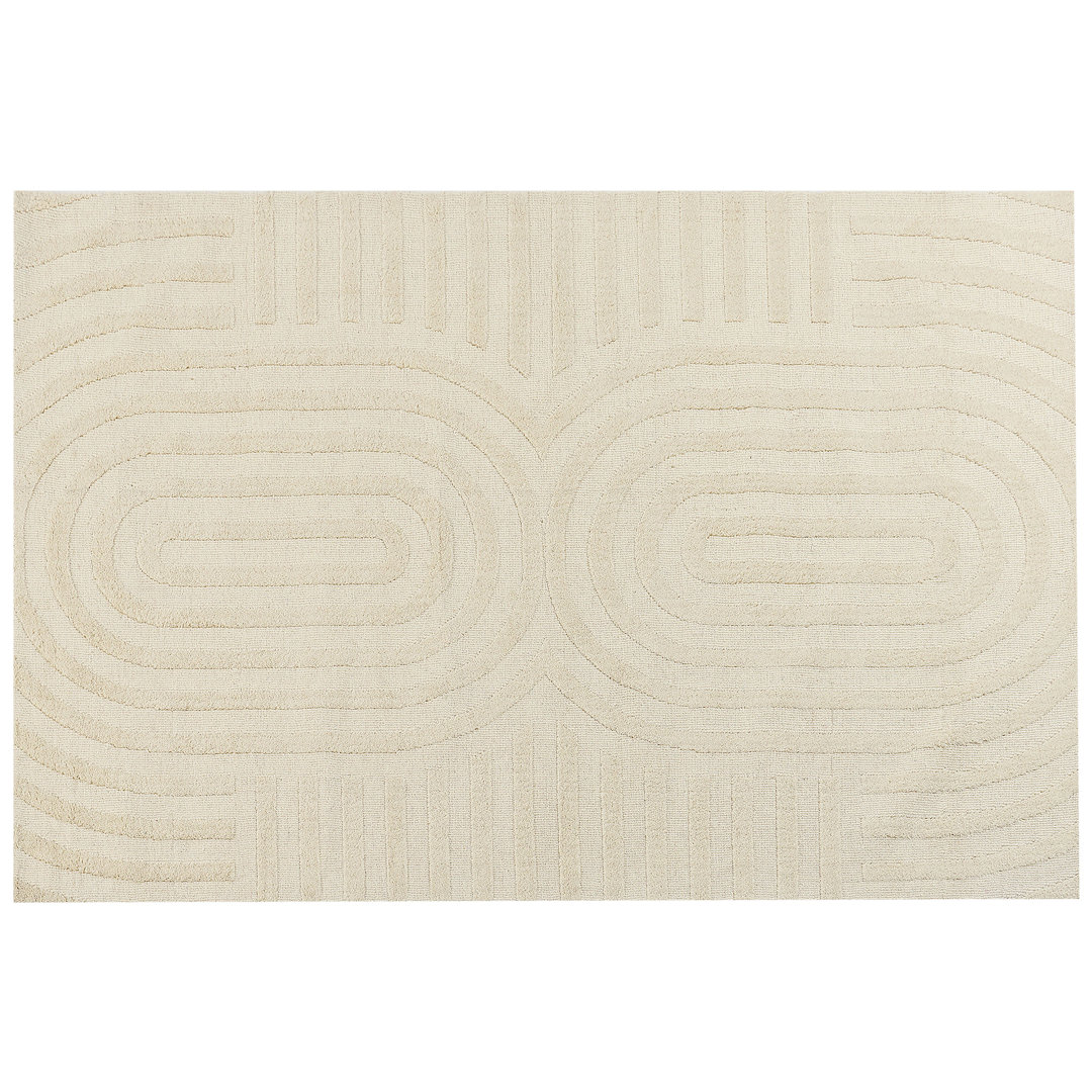 Teppich Brunton aus Wolle in Beige