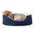 Faux Sherpa & Suede Oval Dog Bed-27272263-49233117