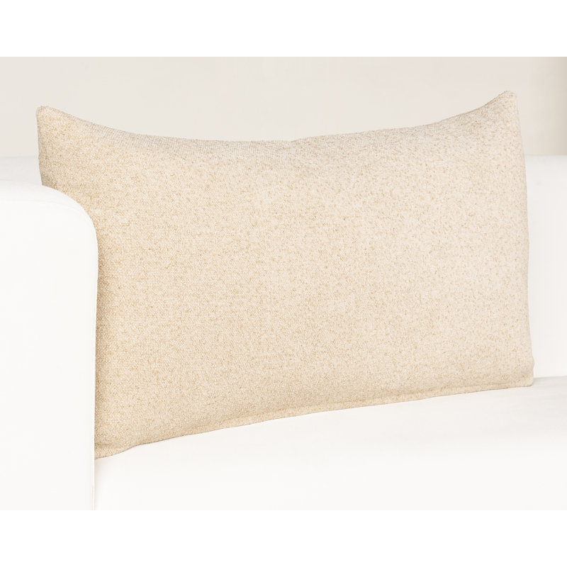 Coussin décoratif Cascade Getty, Tanné, Polyester, Rectangle H 14 po x l 36 po