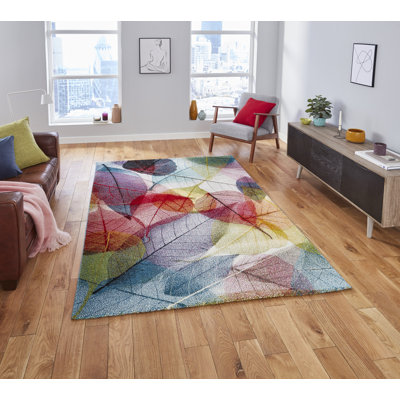 Morrisville area rug Machine Woven Rectangle Multi coloured