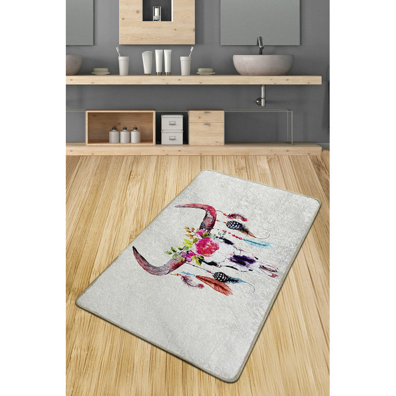 Luxurious Non-Slip Bathmat, 31.5 x 39.4 inches | 100% Polyester, 0.4 inch Pile Height | Antibacterial & Washable, 20.5 oz/sq ft | Perfect for Modern Bathrooms, Soft and Durable Design, Easy Care