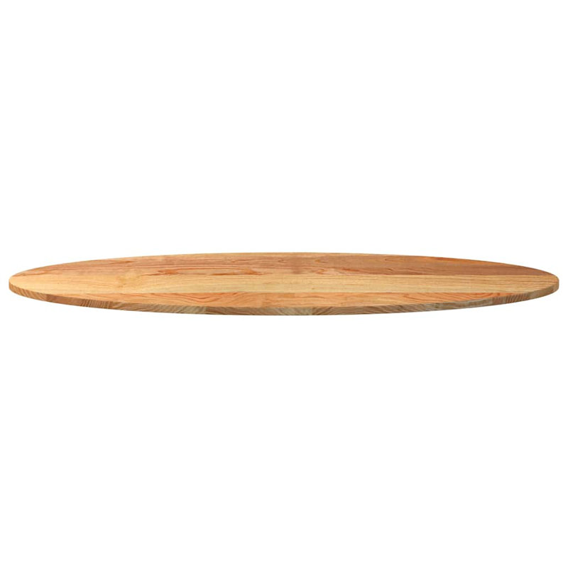 Plateau de table en bois de chêne massif durable, Brun, H 0,8 po x l 55,1 po x P 23,6 po