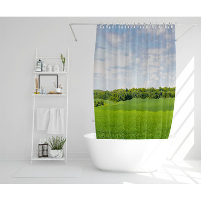 Eljean 13 Piece Polyester Shower Curtain Set