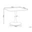 Matanzas Metal Base Dining Table