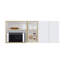 Armoire murale, 2 portes, 4 tablettes