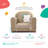 Eckstein Kids 8'' Club Chair and Ottoman-1660841626