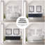 Meuble-lavabo simple l 48 po x P 22 po, plateau en marbre de culture