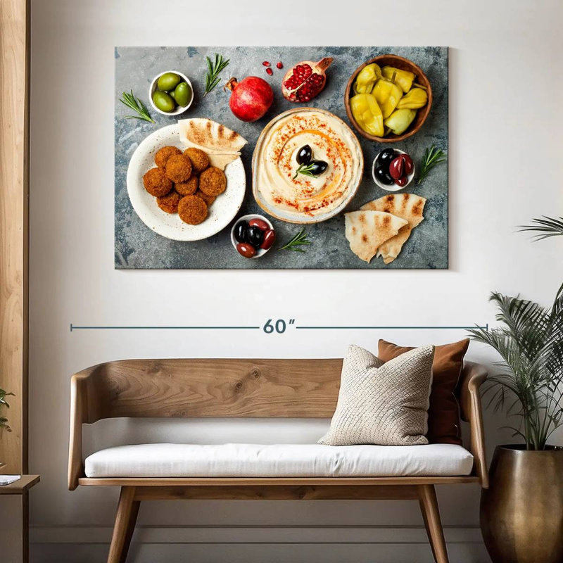 Yarlin, cuisine traditionnelle arabe, H 32 po x l 48 po