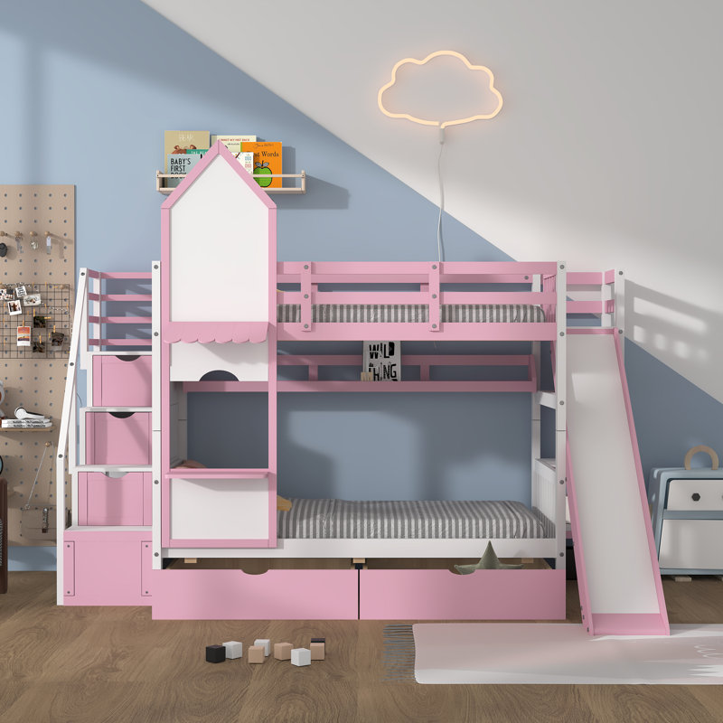 Lit pour enfant Orlinda, Rose