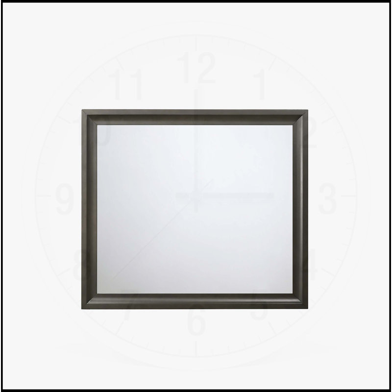 Soteris Antique Gray Finish Mirror