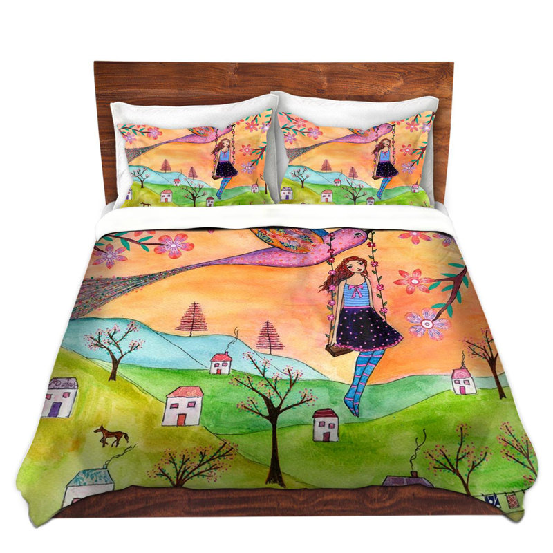  Housses de couette en microfibre Sascalia Fly Me Home, Très grand
