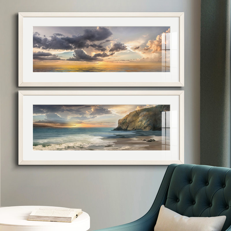 Cadre photo, ensemble de peintures sur papier, Blanc