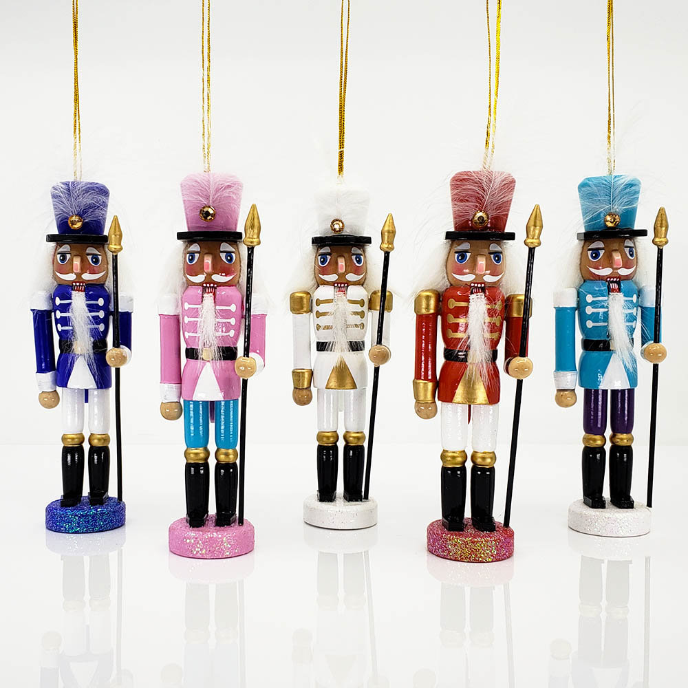 The Holiday Aisle® 5 Piece Nutcracker Hanging Figurine Ornament Set & Reviews | Wayfair