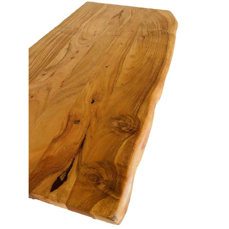 Bureau d'écriture en bois et acier