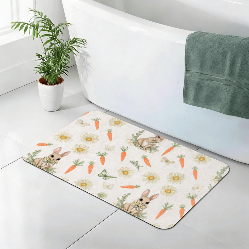 Tapis antidérapant 24 x 36 sans couture pour la salle de lavage