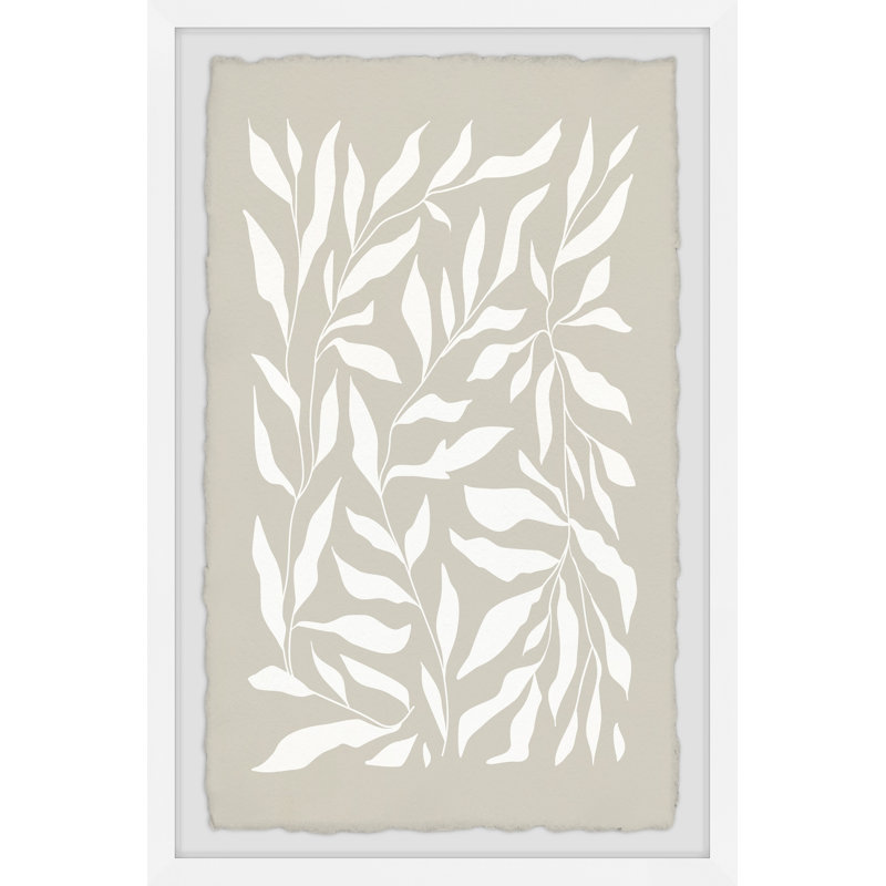 Leaf Collage - Single Picture Frame Print, 30cm H x 20cm W