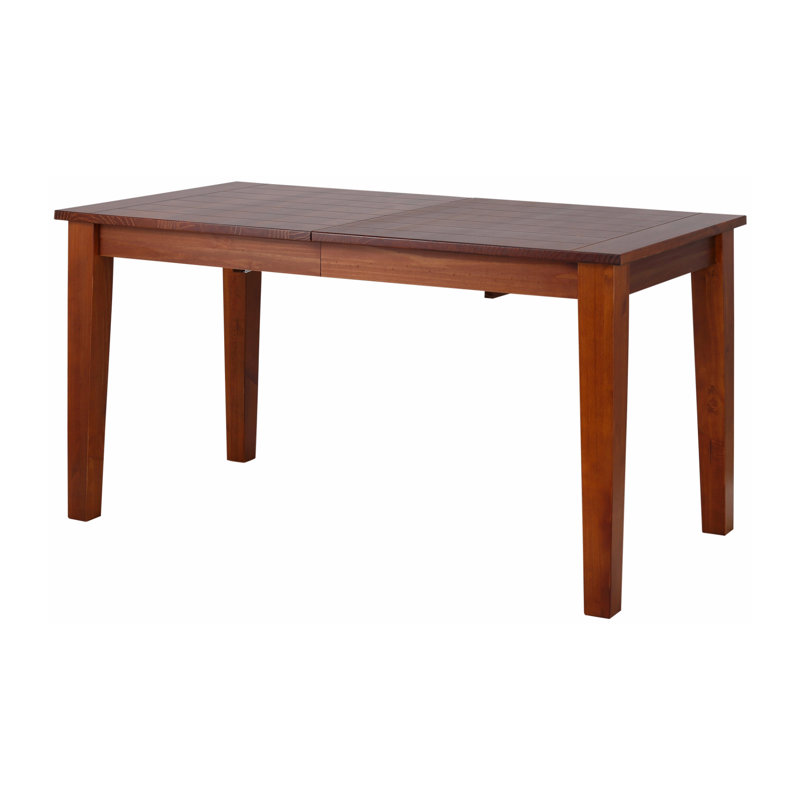 Fox Pine Solid Wood Dining Table, Brown