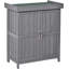 2 ft. W x 1 ft. D Solid Wood Tool Shed-58886233