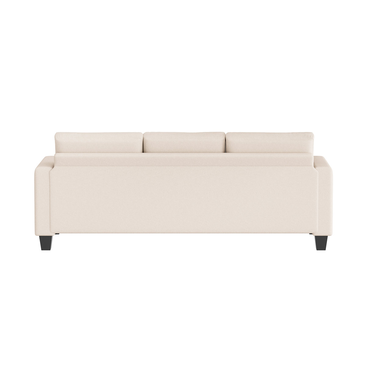 Ebern Designs Linen Upholstered 3 Seater Sofa & Reviews - Wayfair Canada