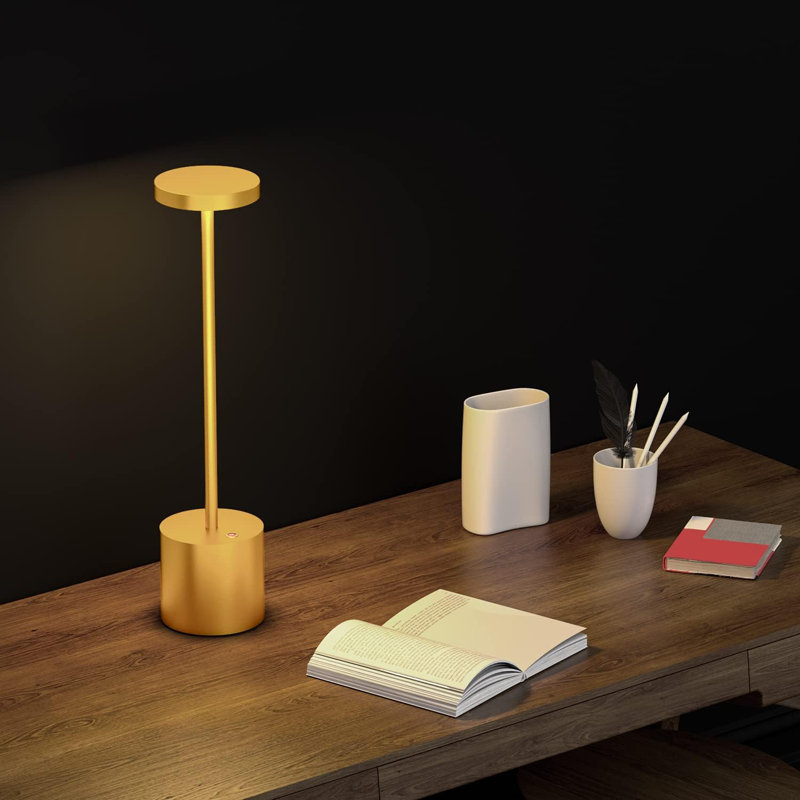 Rechargeable Cordless LED Table Lamp Set, 3-Level Dimmable, 6000Mah Battery, Waterproof, Portable For Indoor/Outdoor Use - 2 Pack