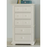 Alvy Solid Wood 31'' W 5 - Drawer Dresser