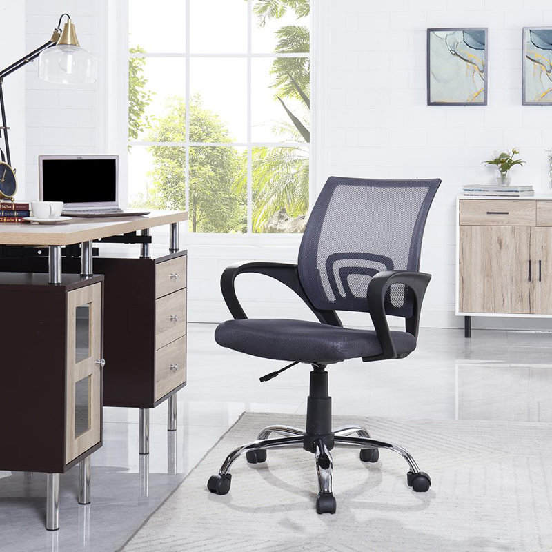 Chaise de bureau ergonomique Ersela, chaise de bureau réglable en hauteur, chaise de bureau en filet, chaise de bureau avec accoudoirs
