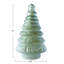 Arbre en verre embossé avec intérieur perlé blanc