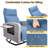 Outdoor 360° Swivel Rattan Recliner Chair-327090250-327090251