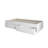 Twin Size Wooden Mates Bed With Storage In White-1920571861